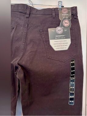 NWT Weatherproof Black Pants Size 40x30